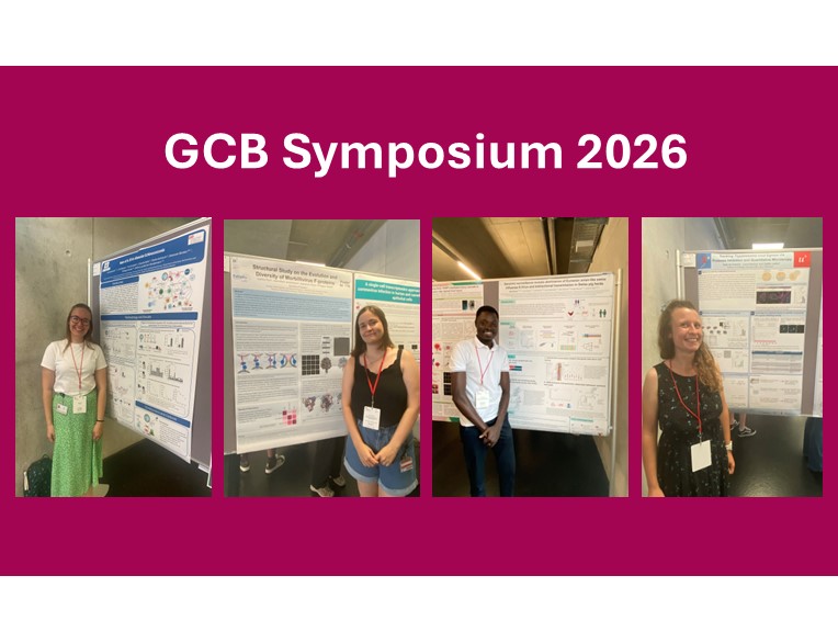 MCID students and their posters